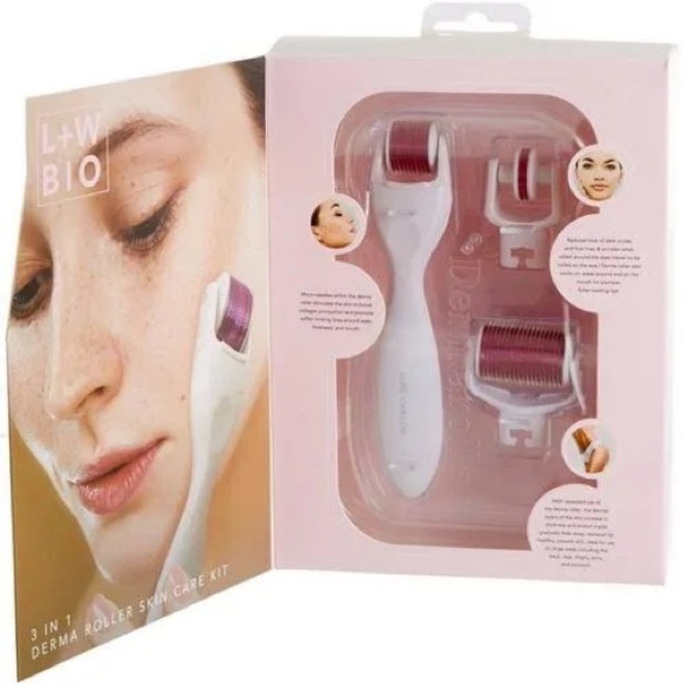 Luxe + Willow 3 In 1 Derma Roller Skin Care Kit